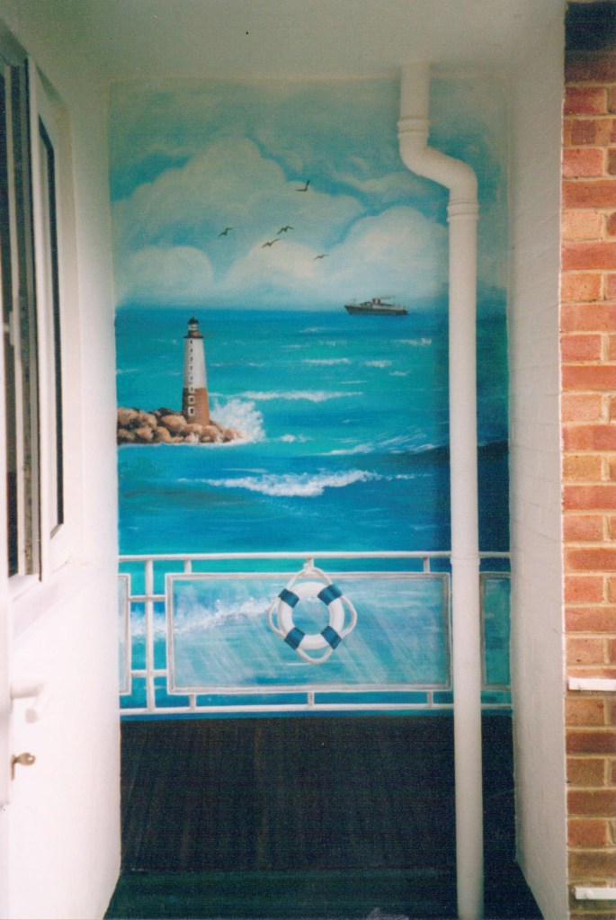 Sea view mural
