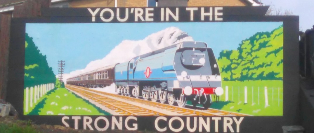 Strong country mural