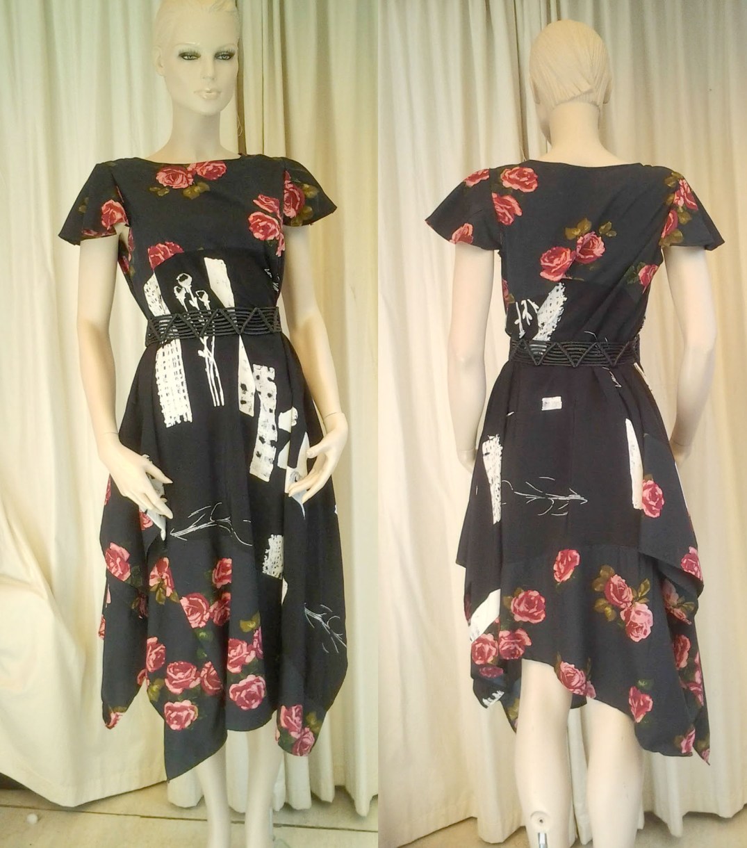 pin kroses boho dress front &amp; back